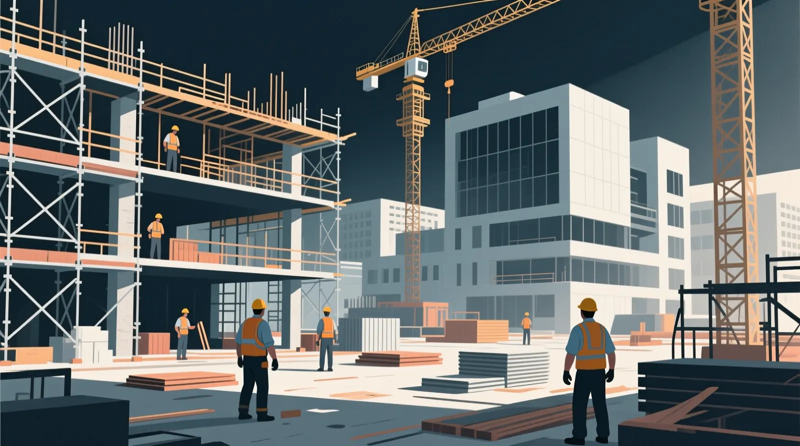 Construction and renovation background