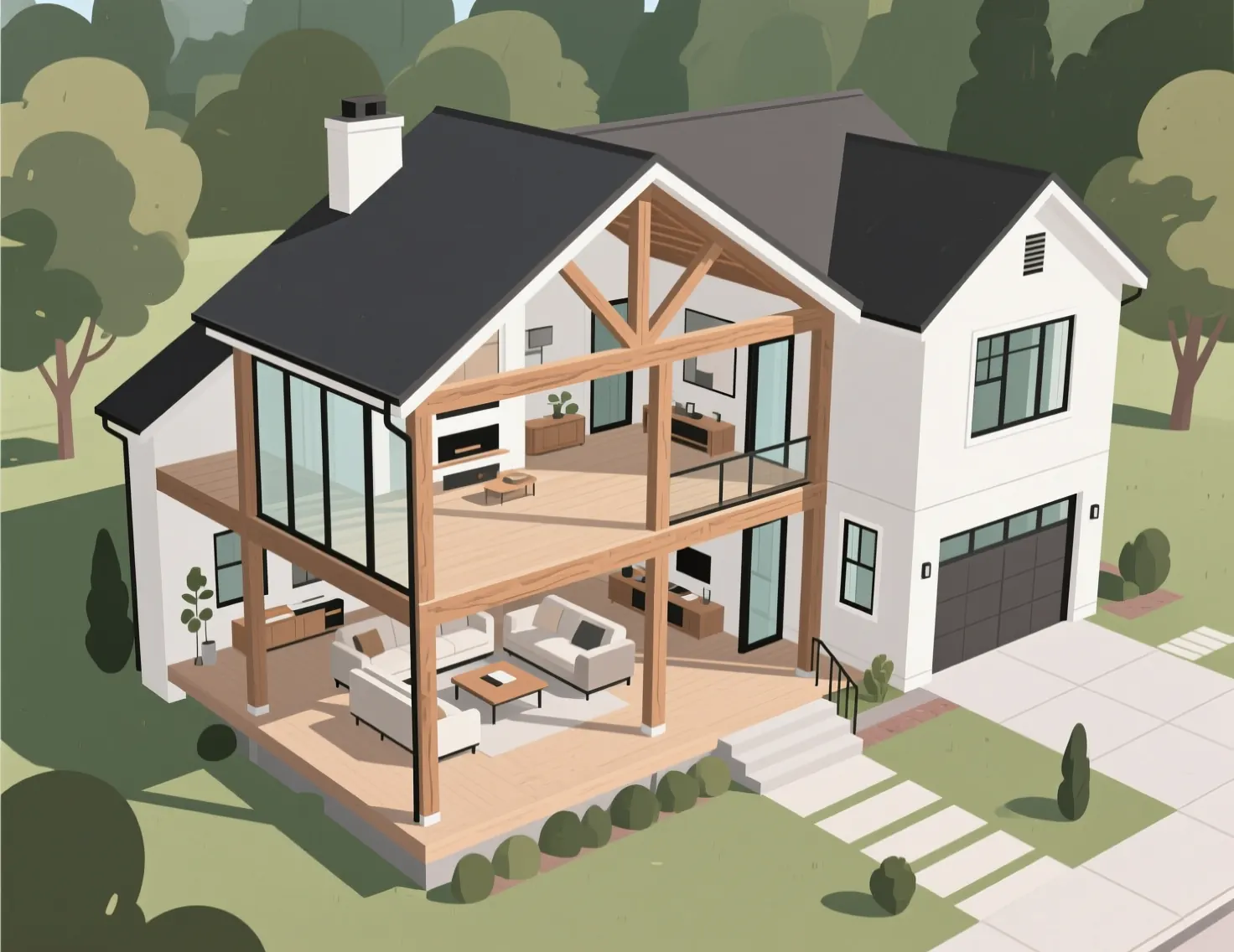 Home addition and room expansion