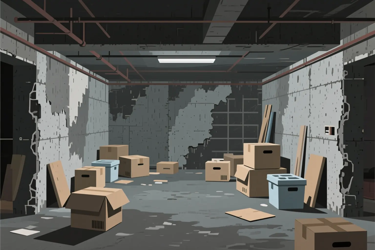 Before Basement Renovation